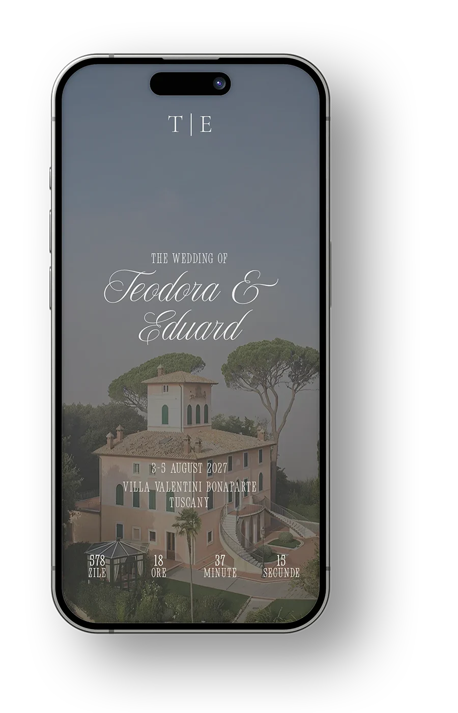 Invitatie electronica Tuscany2