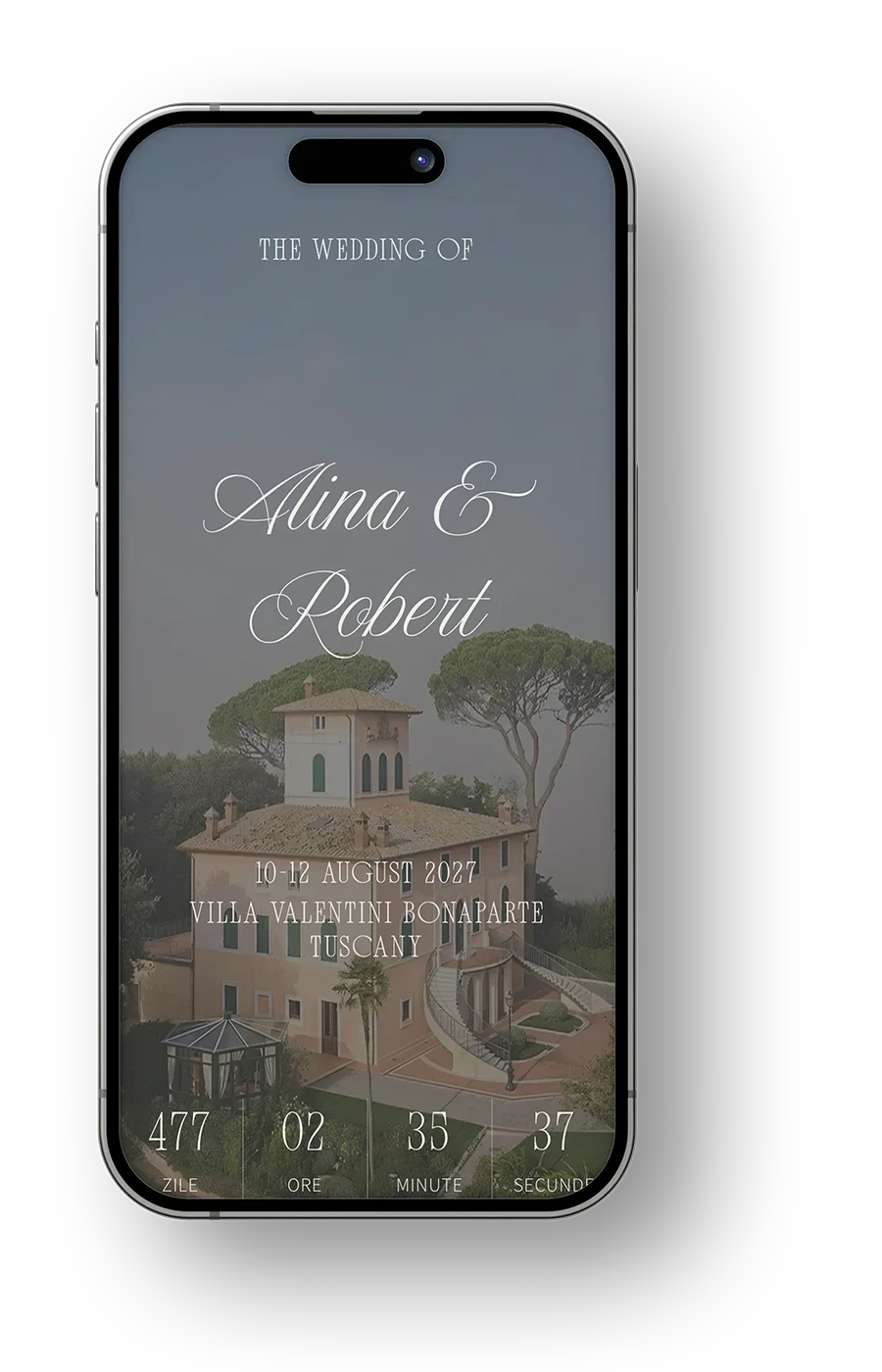 Invitatie electronica Tuscany3