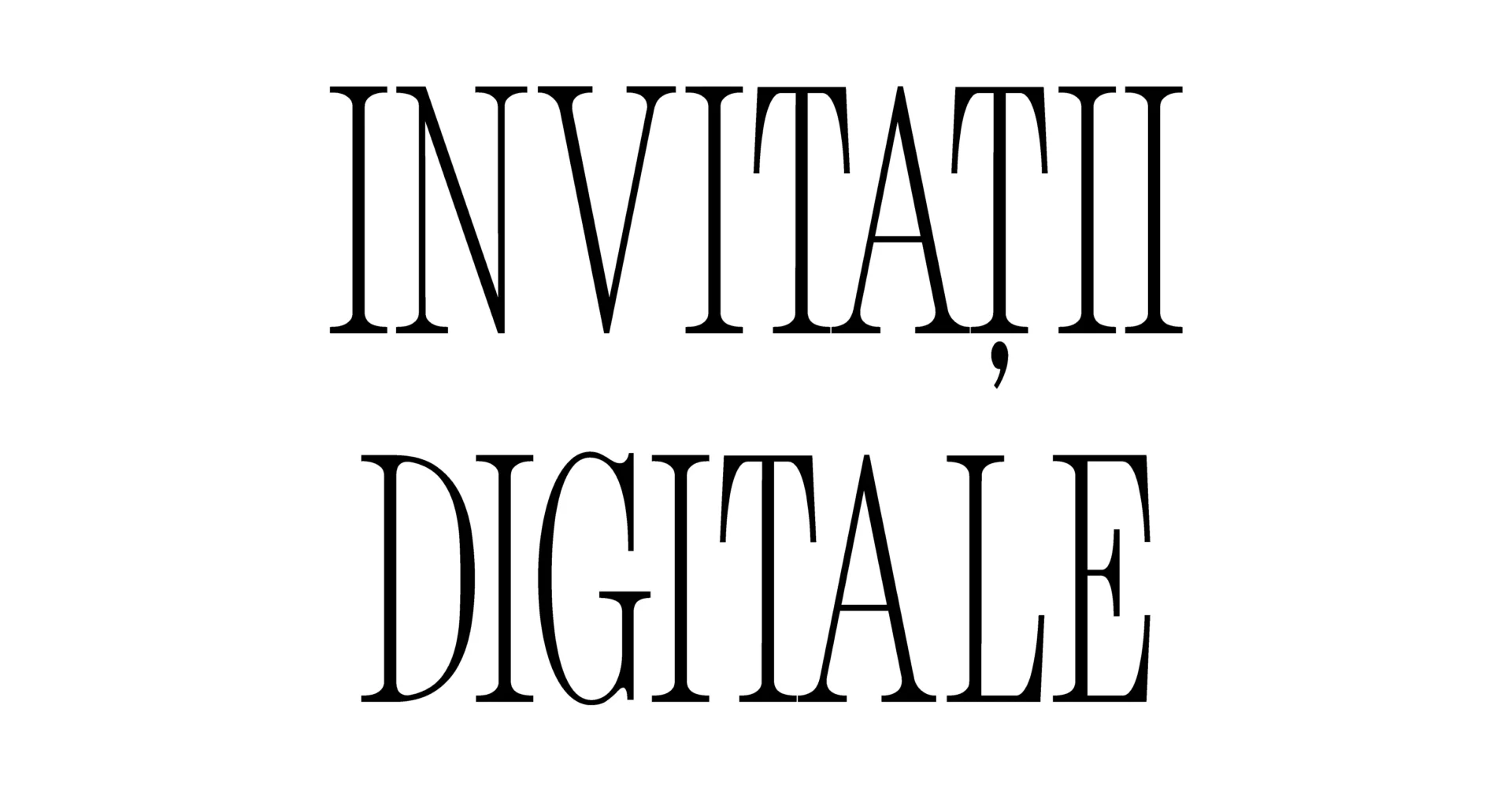 Invitatii digitale